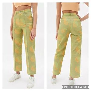 Lisa Says Gah Urban Outfitter Exclusive Printed High Rise Wide Leg Robyn Jean 25